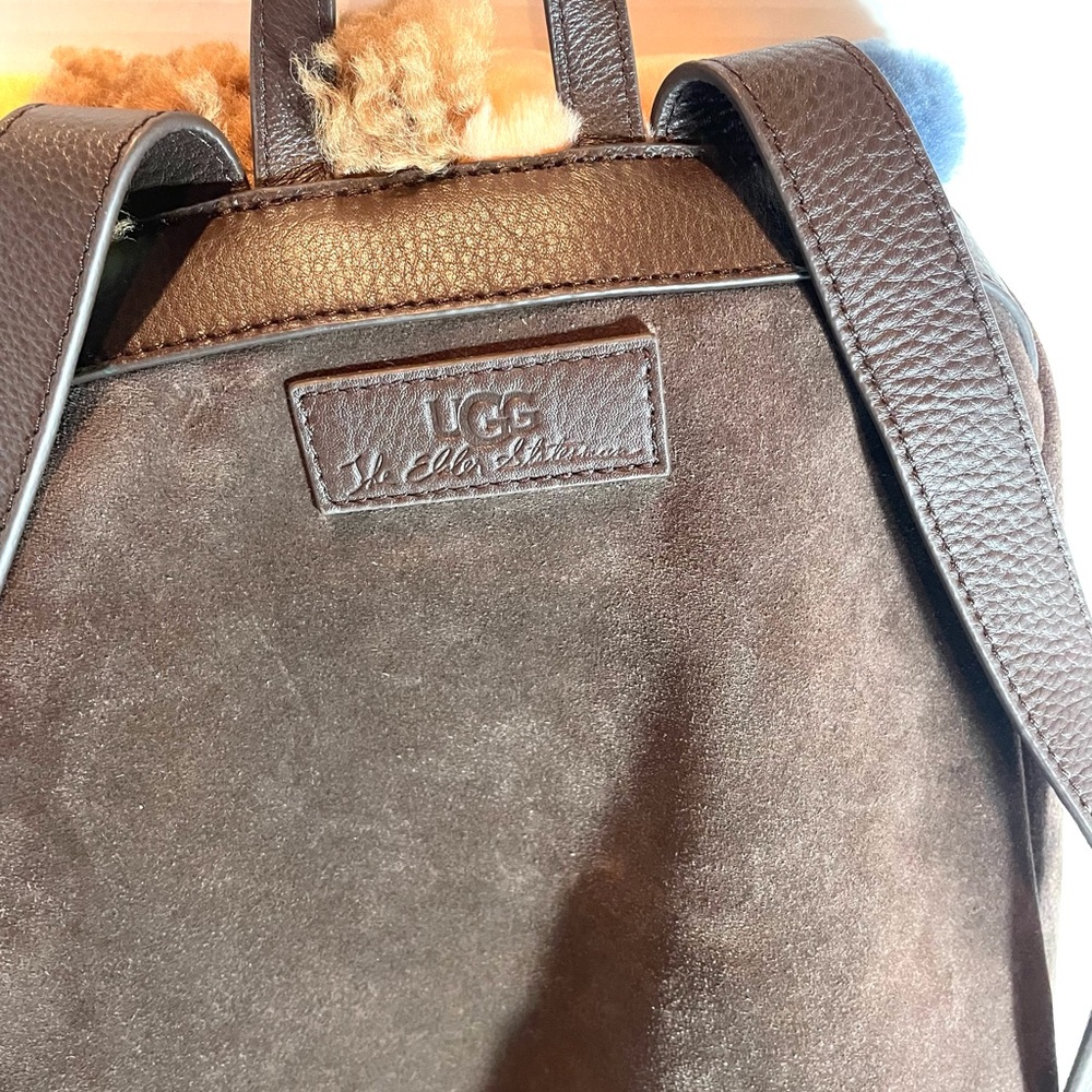 Ugg The Elder Statesman Suede Backpack With Patch… - image 4